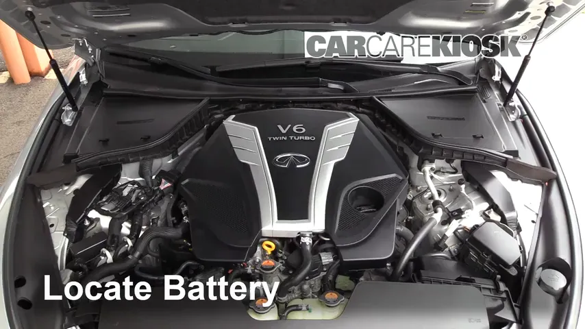 2017 Infiniti Q60 Premium 3.0L V6 Turbo Battery